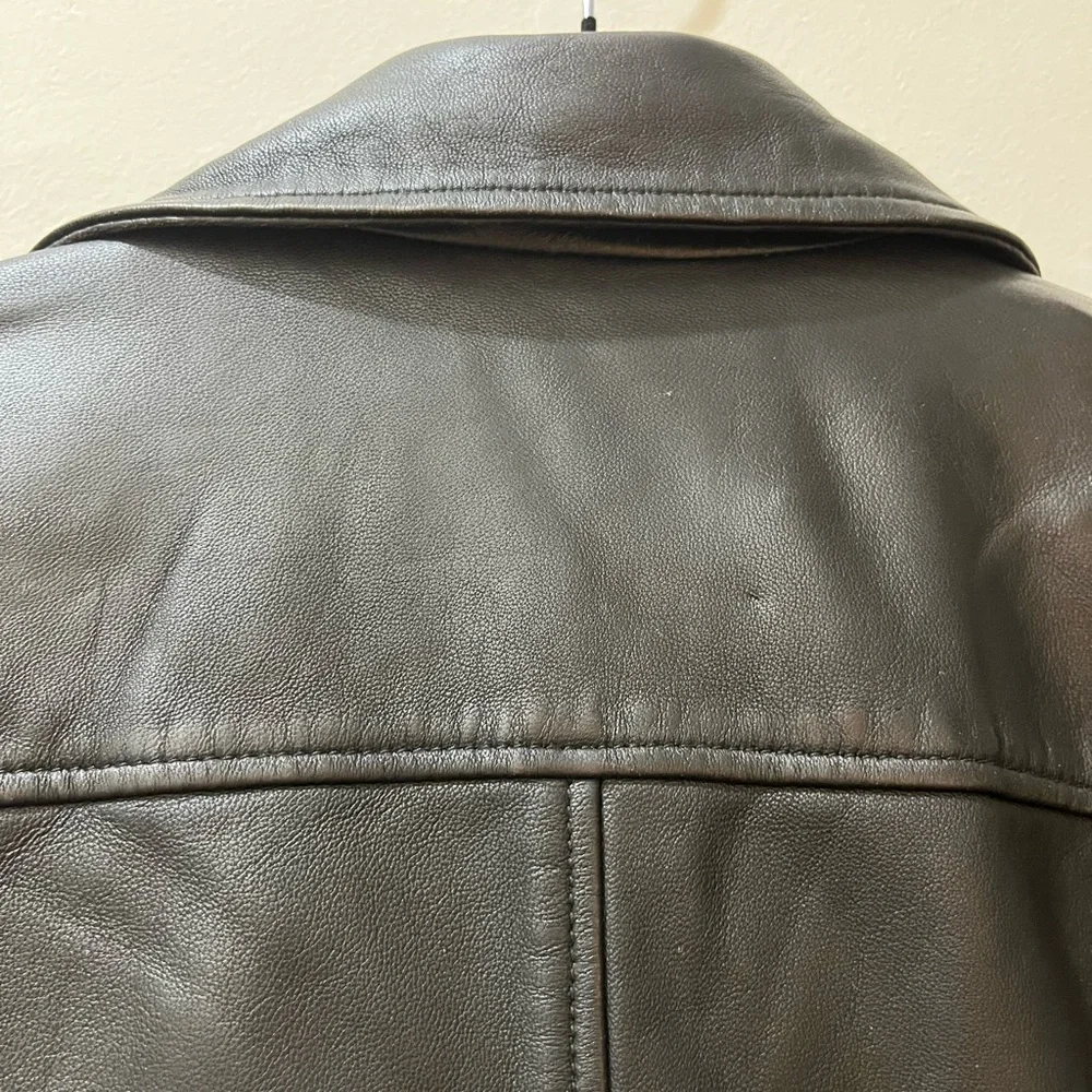 AllSaints Bales Biker Jacket in Black, Size 2 - Picture 12 of 15